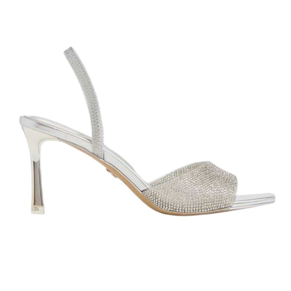 Aldo Womens/Ladies Andyana Party Stiletto Heel Sandals / Silver